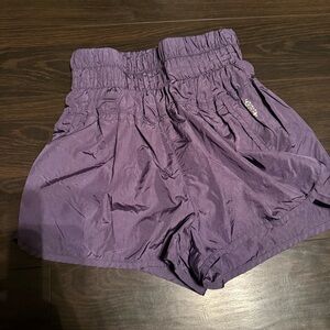 Free People Movement The‎ Way Home Running Shorts Small Deep Sea purple workout